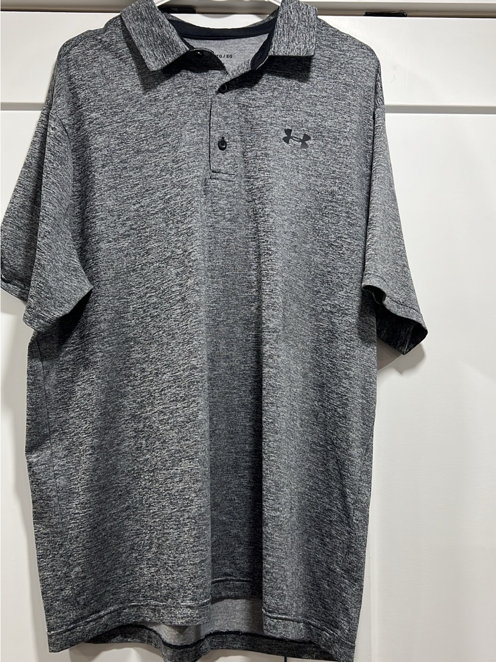 Under Armour Gray Heather Performance Polo